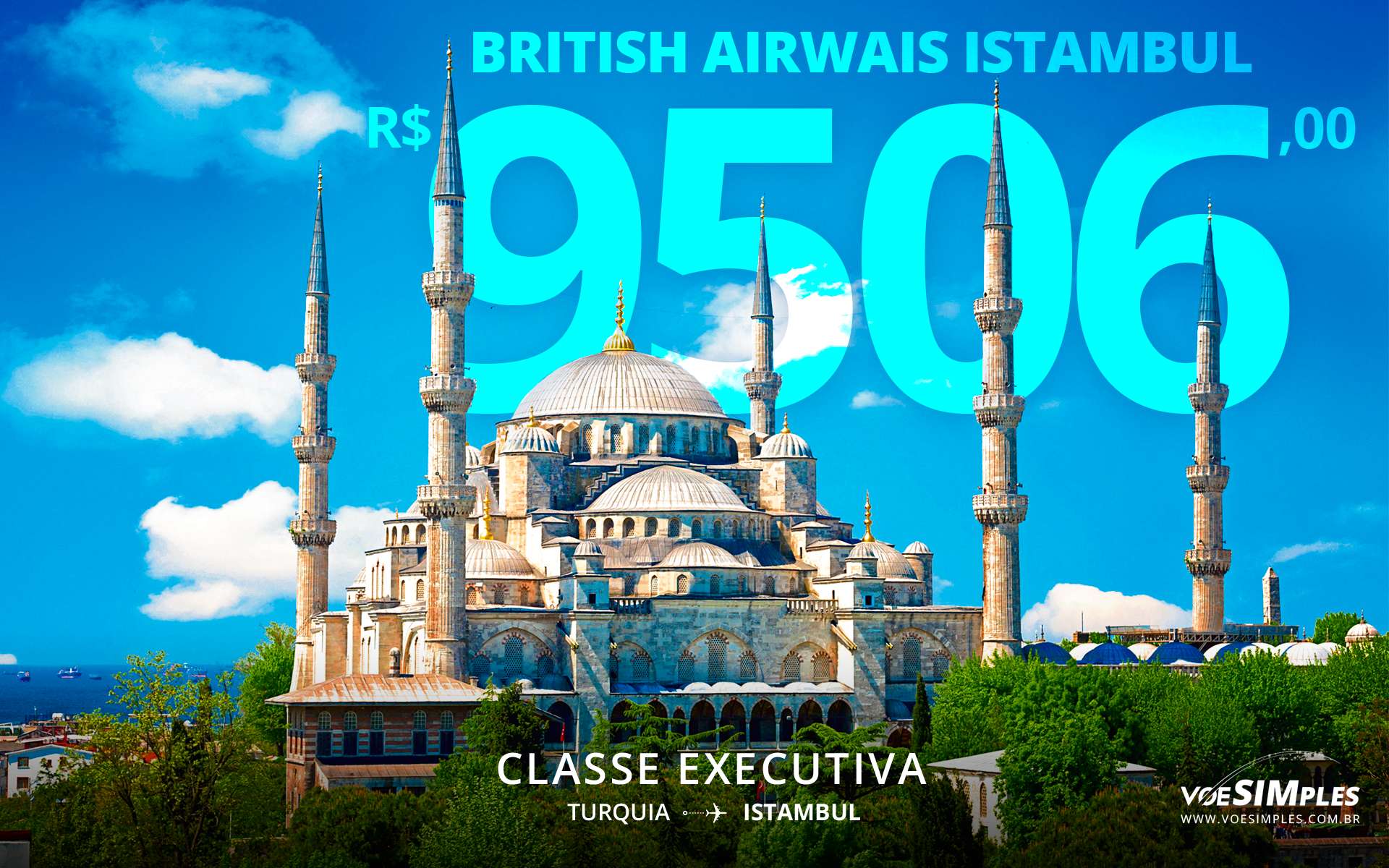 Passagem aérea classe executiva British Airways