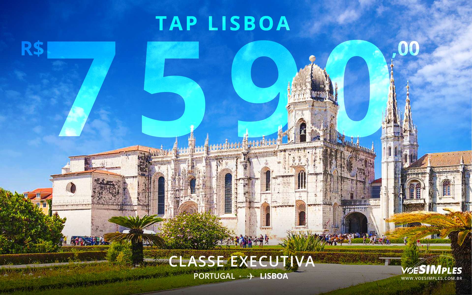 Passagem aérea classe executiva Tap