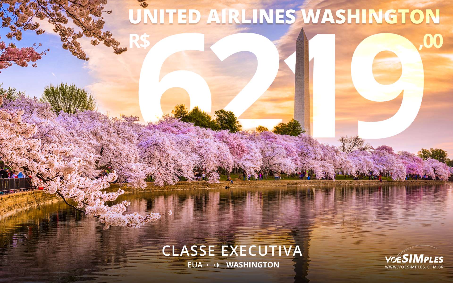 Passagem aérea classe executiva United Airlines