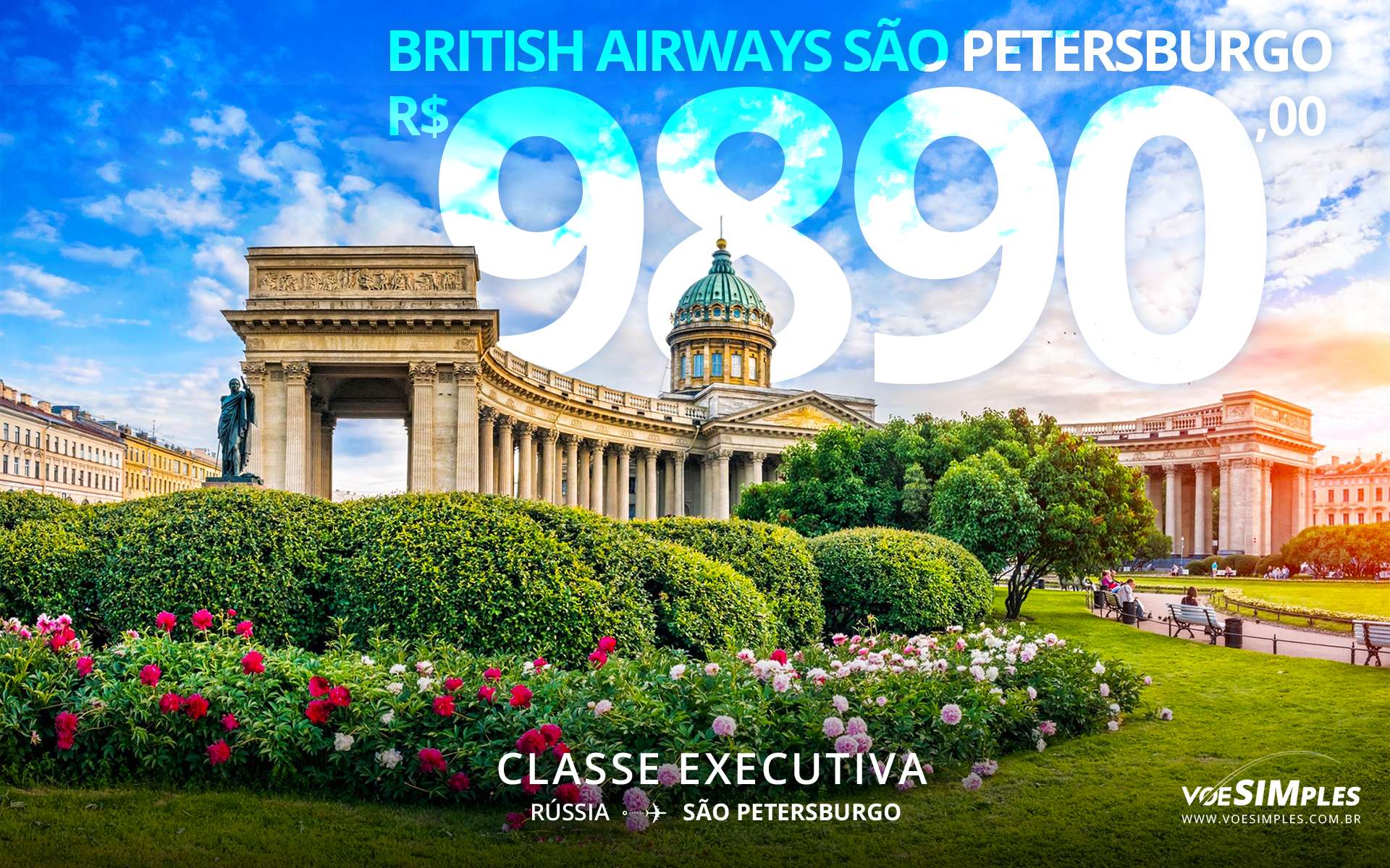 Passagem aérea classe executiva British Airways