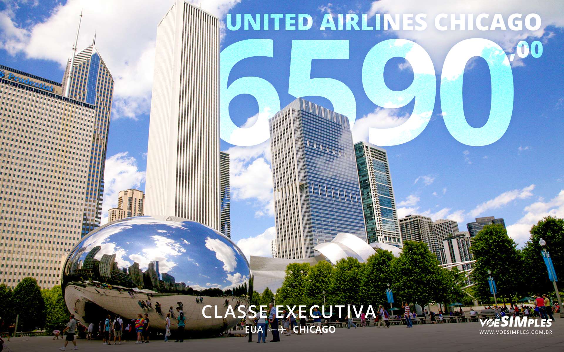 passagem aérea classe executiva United