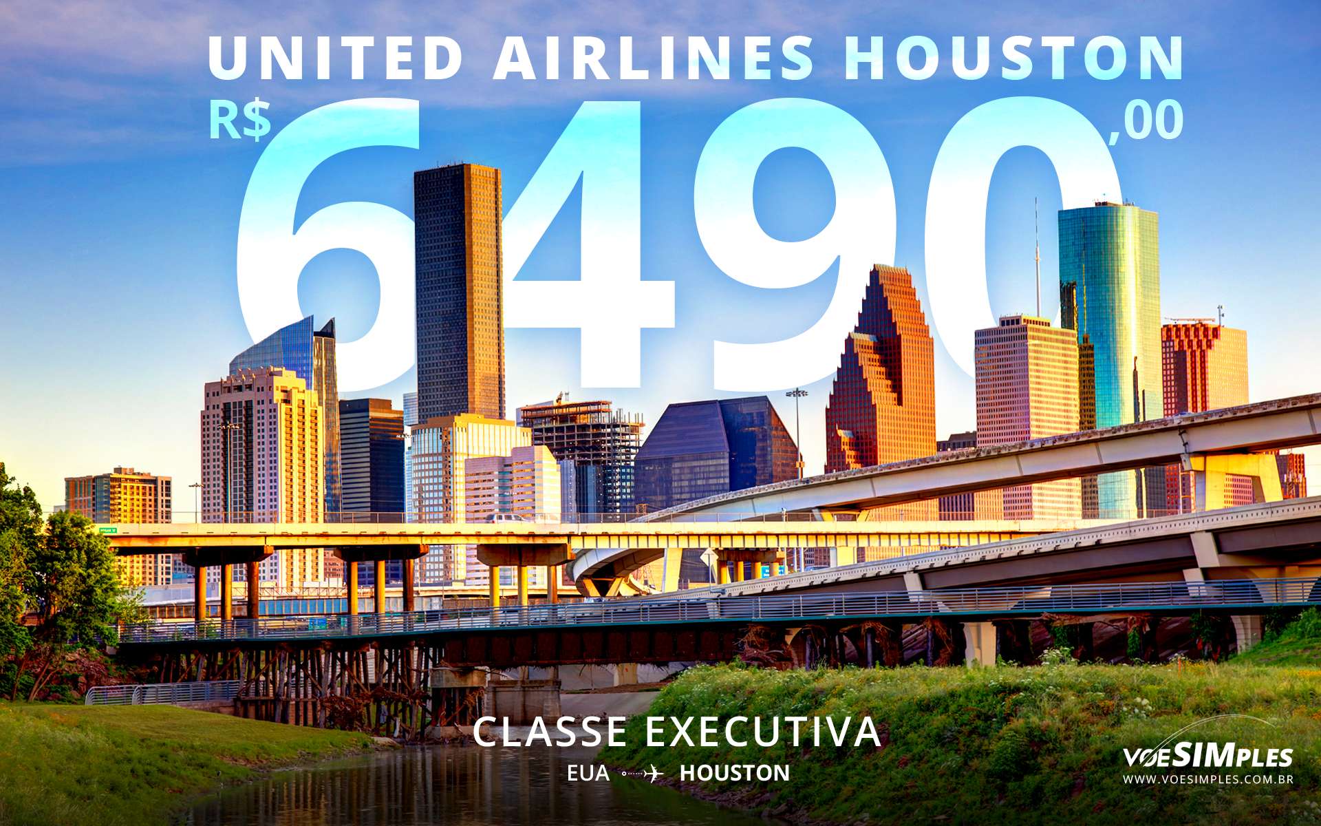 Passagem Aérea classe executiva United