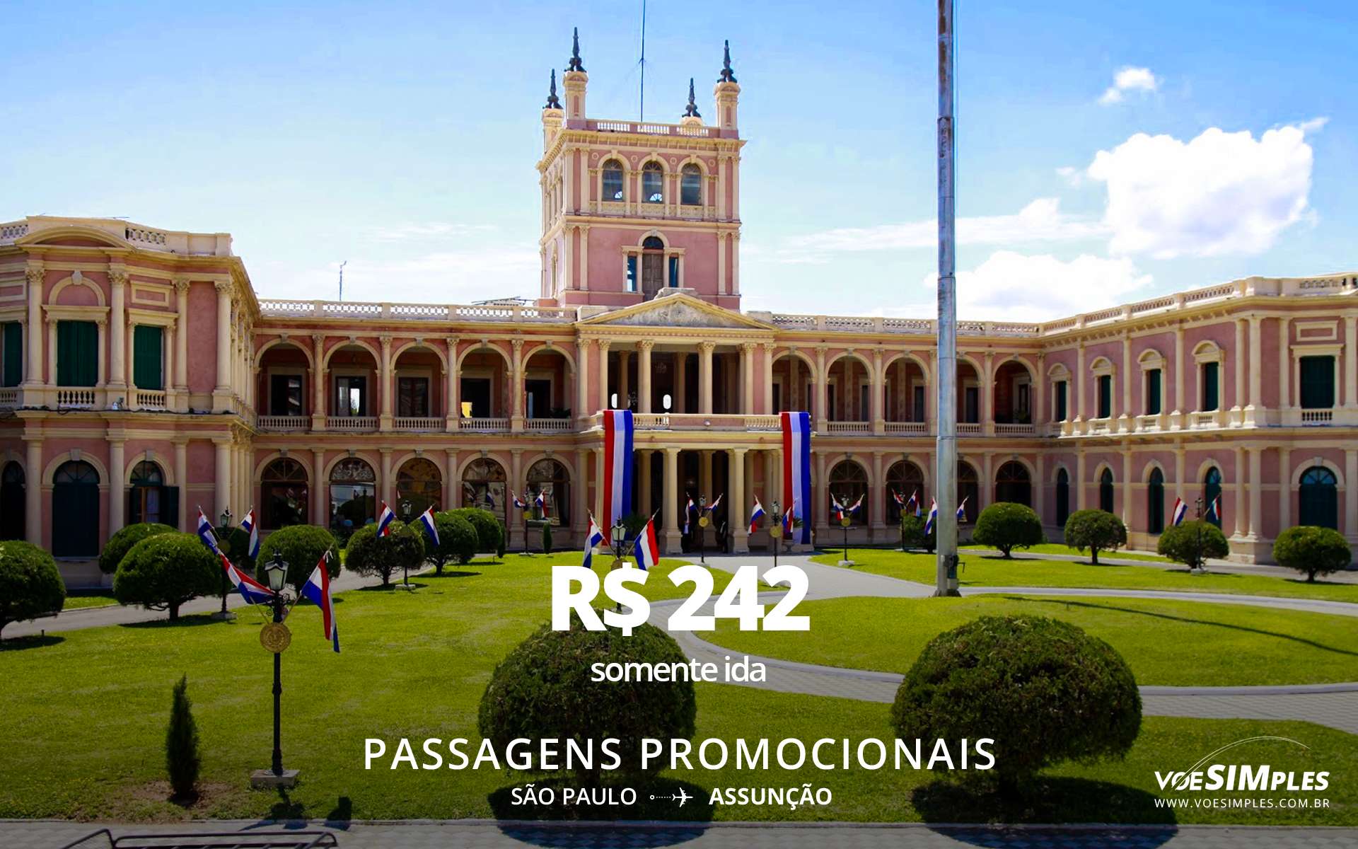 Passagem aérea promocional Gol