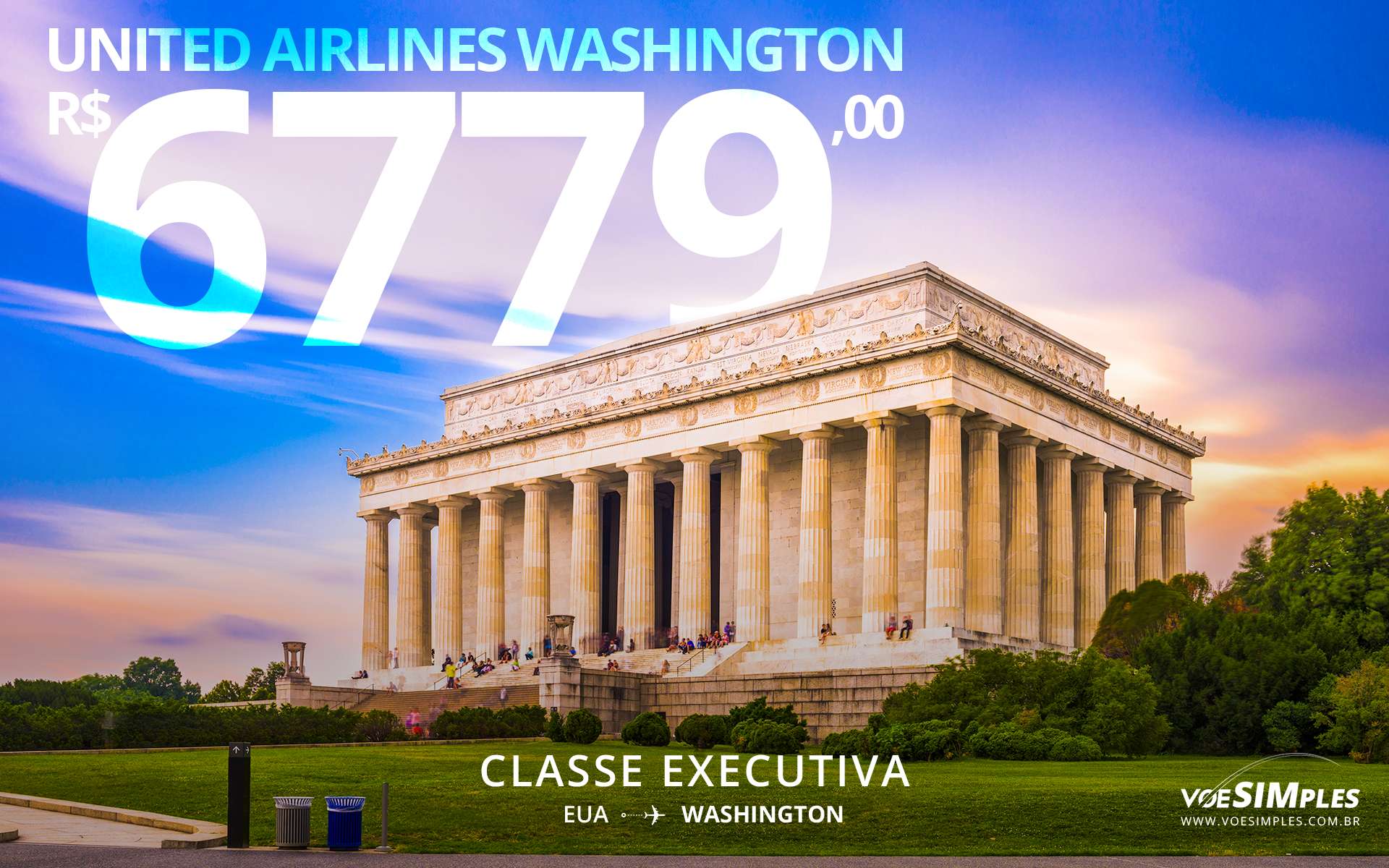 Promoção passagem executiva