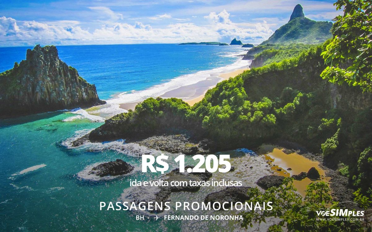 Passagens baratas para Fernando de Noronha ida e volta | Voe Simples