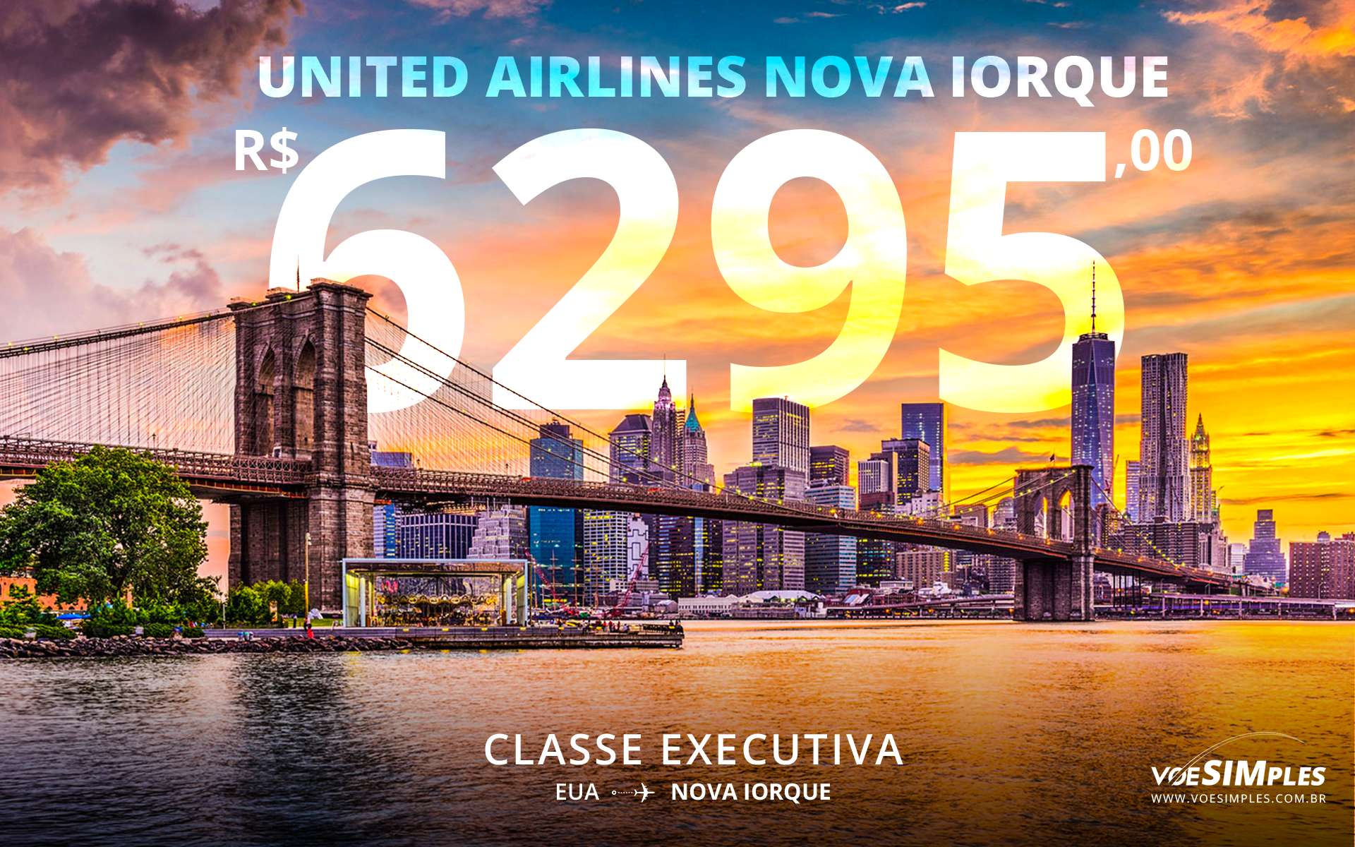 Passagem executiva United Airlines