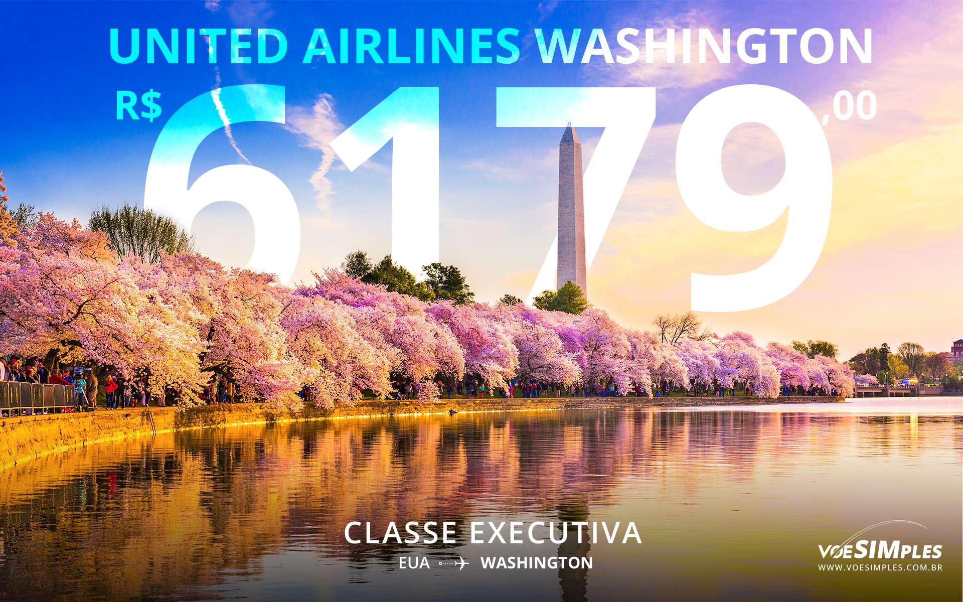 Passagem aérea executiva United