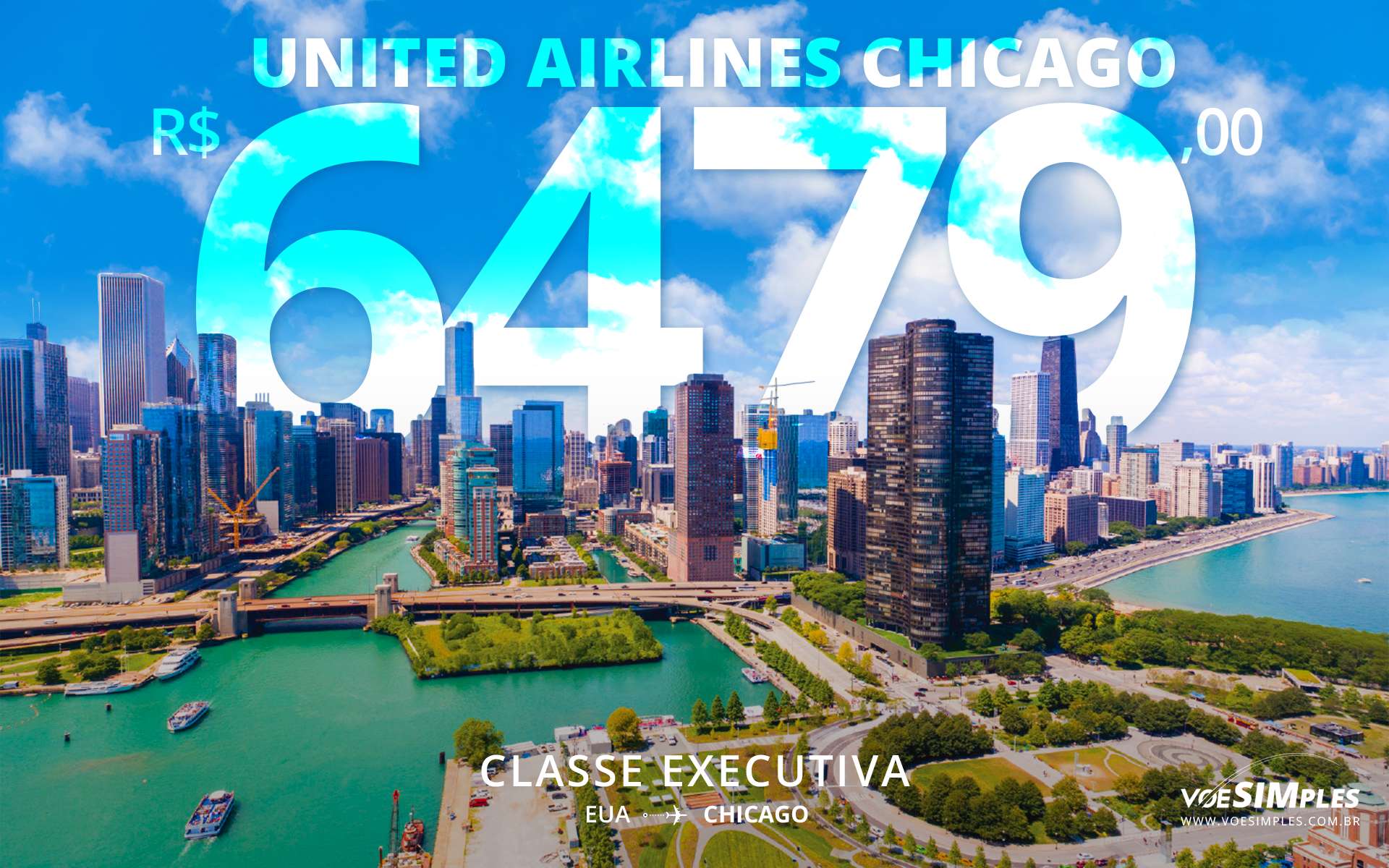 Passagem aérea executiva United