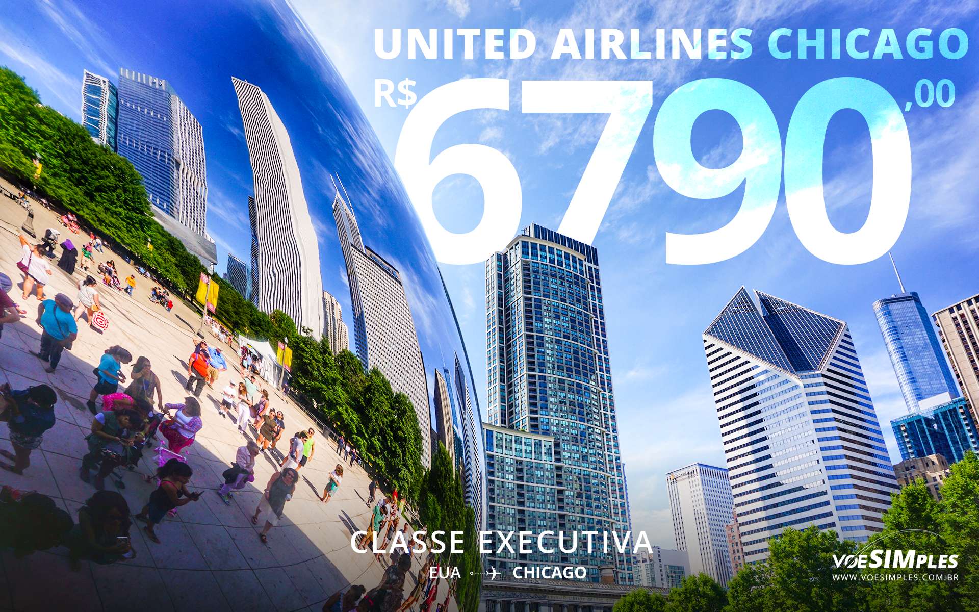 Passagem executiva Promoção