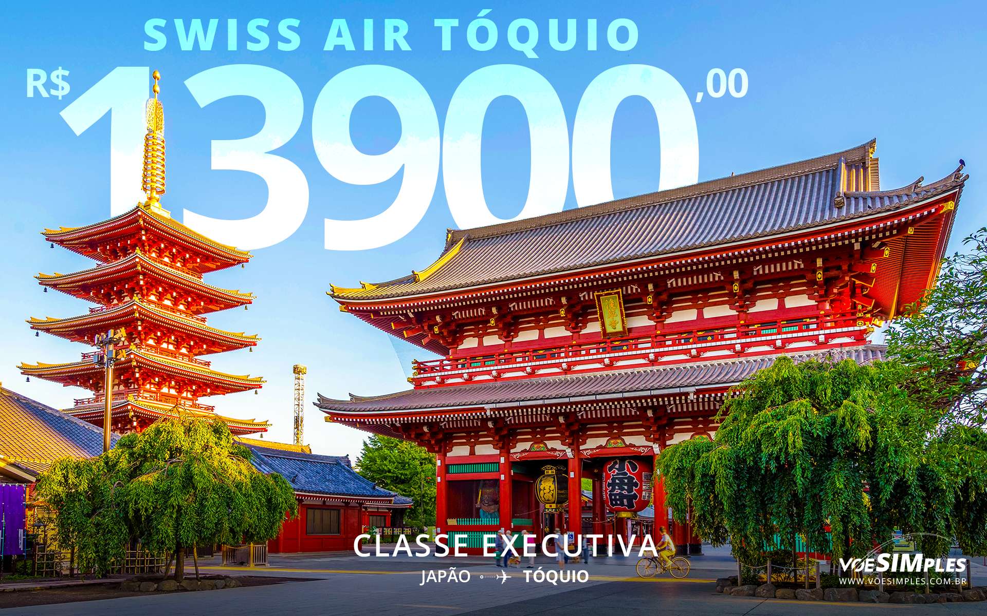 Passagem aérea classe executiva Swissair