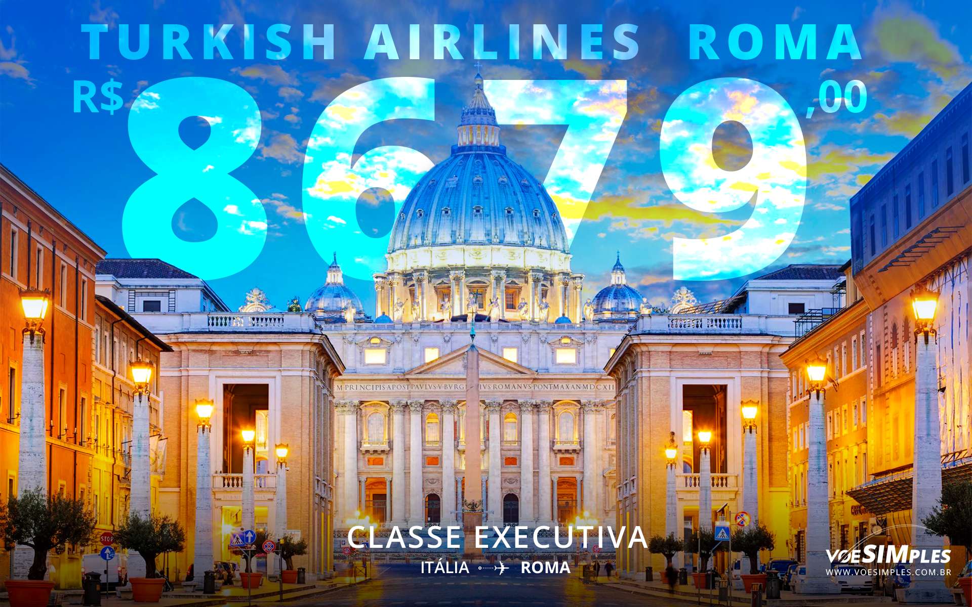 Passagem aérea classe executiva