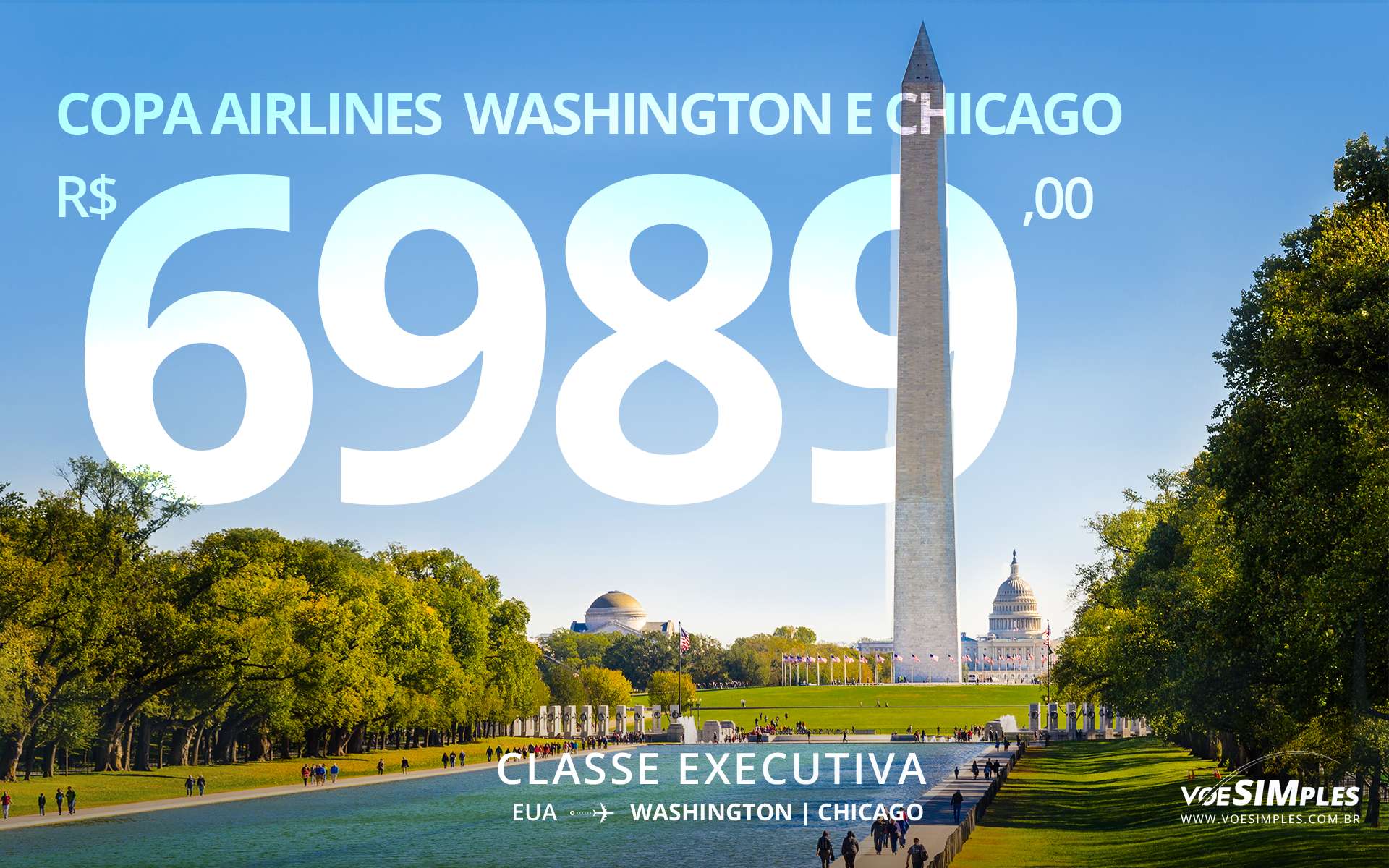 Passagem aérea executiva Copa Airlines