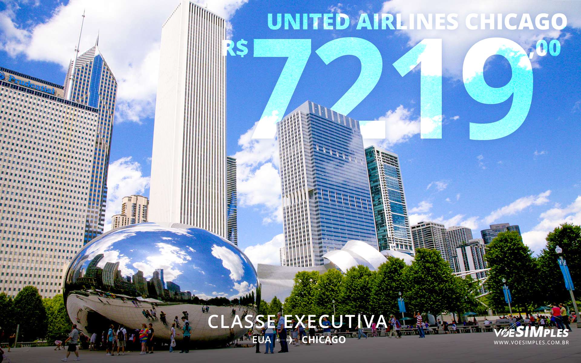 Passagem executiva Promoção
