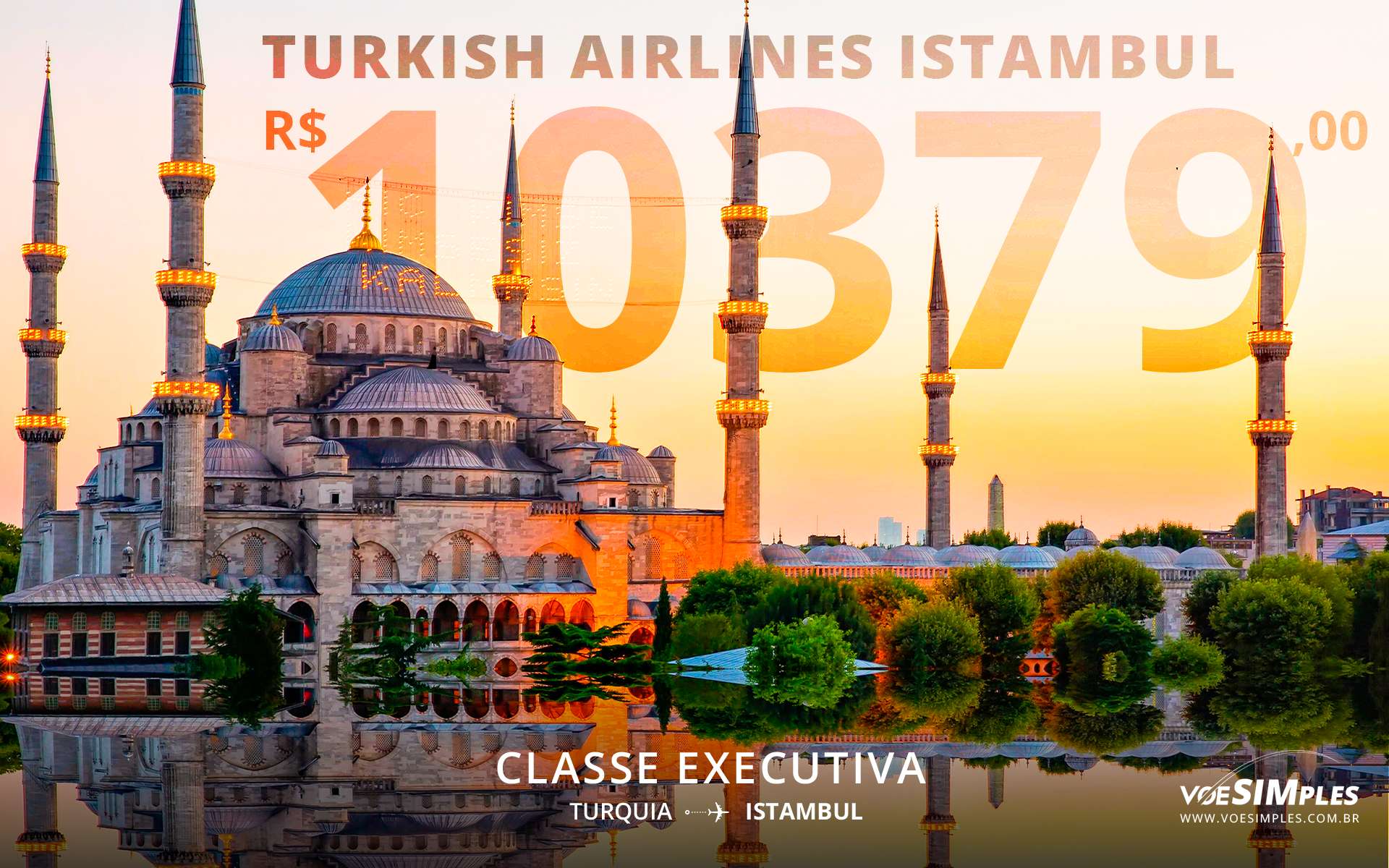 Passagem aérea classe executiva Turkish Airlines
