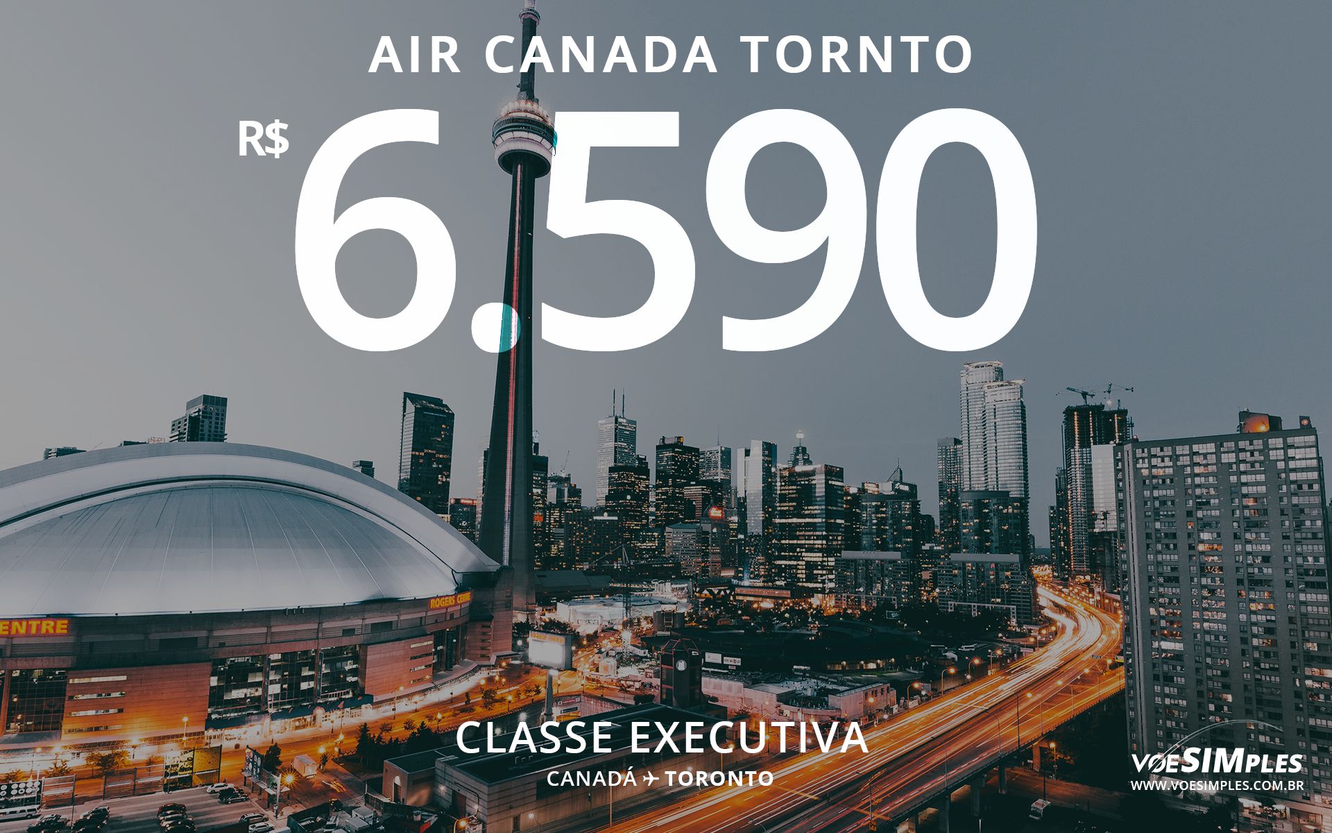 ️ Passagem Executiva Air Canada Com Voo Direto De São Paulo Para Toronto Por R 659000 Ida E 6475