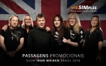 Passagem aérea promocional para Show Iron Maiden Brasil 2016