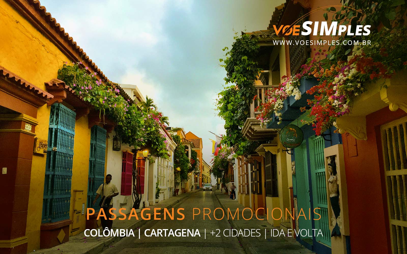 Passagens aéreas promocionais para Cartagena, Bogotá e San Andrés na Colômbia
