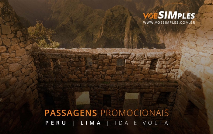 Passagens aéreas promocionais para Lima no Peru