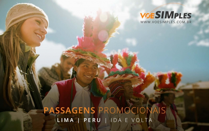Passagens aéreas promocionais para Lima no Peru