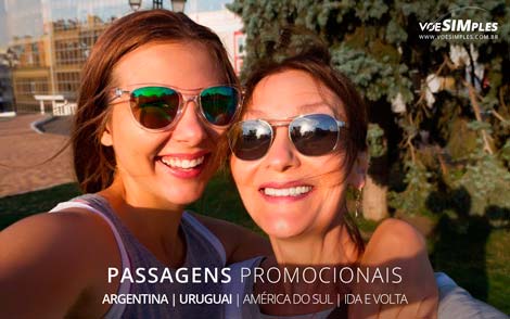 passagens aéreas promocionais para América do Sul