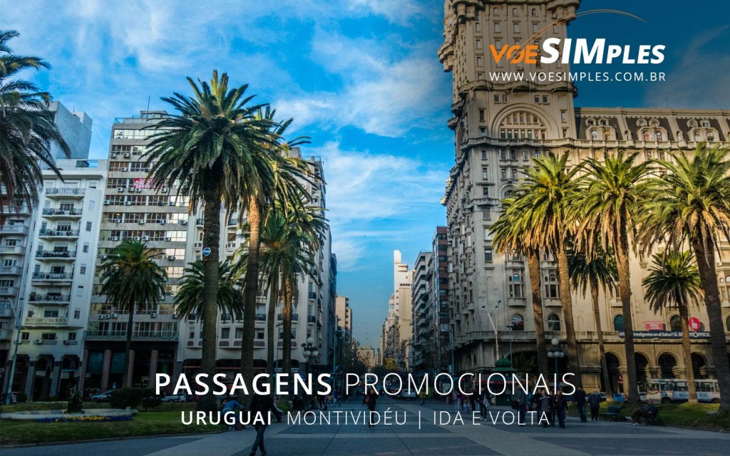 Passagem aérea promocional para Uruguai na semana santa