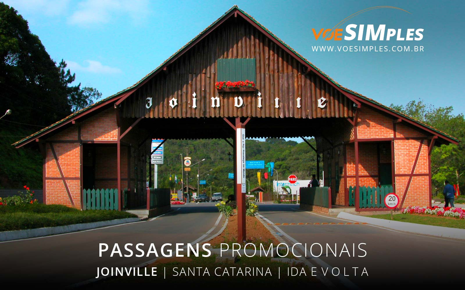 Passagem aérea promocional para Joinville santa catarina semana santa