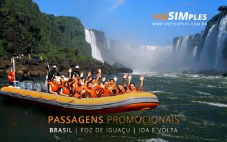 Promoção de passagens aéreas para Foz do Iguaçu