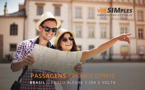 Passagem aérea promocional para Porto Alegre