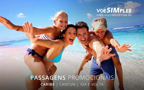 Passagens aéreas promocionais para o Caribe