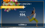 Passagem aérea promocional para Cancún