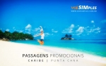 Passagens aéreas promocionais Caribe