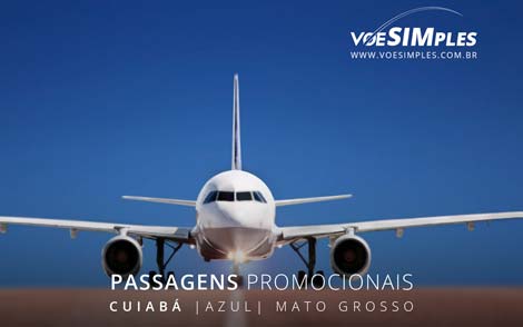 Passagem aérea promocional Azul de Vilhena para Cuiabá