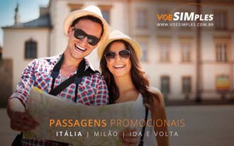 Promoção de passagens aéreas para Milão