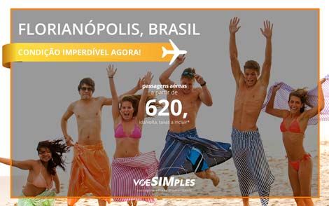Passagem aérea promocional de São Paulo para Florianópolis na Semana Santa