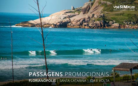 Passagem aérea promocional para Florianópolis