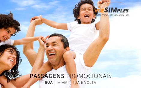 Passagem aérea em promoção de São Paulo para Miami