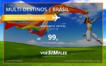 Passagens aéreas promocionais imperdíveis para o Brasil