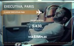 Passagem aérea Classe Executiva TAM para Paris
