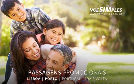 Passagem aérea promocional Lisboa e Porto
