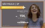 Passagem aérea em promoção relâmpago 2016 para São Paulo