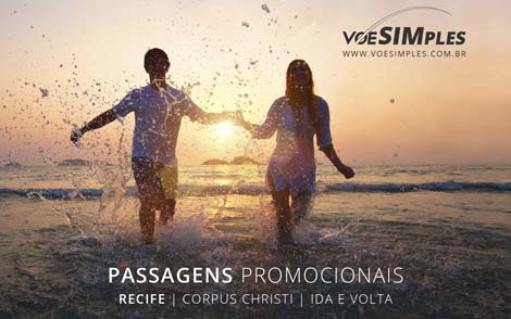 Passagem aérea em promoção feriado de Corpus Christi para Recife