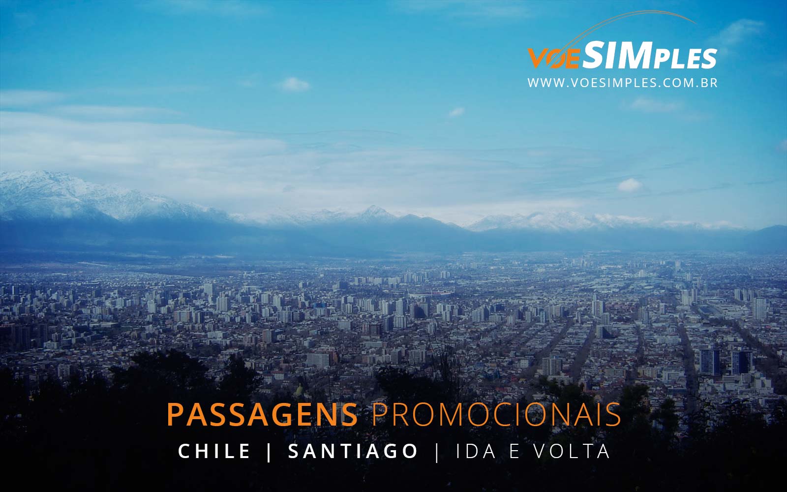 Passagens aéreas baratas para Santiago no Chile