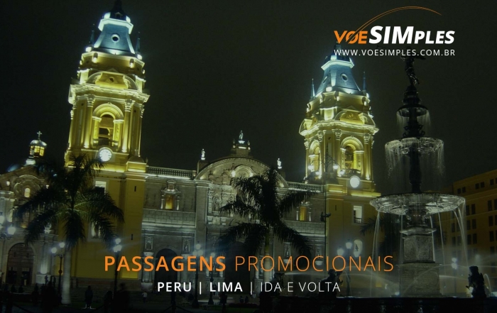Passagens aéreas baratas para Lima no Peru
