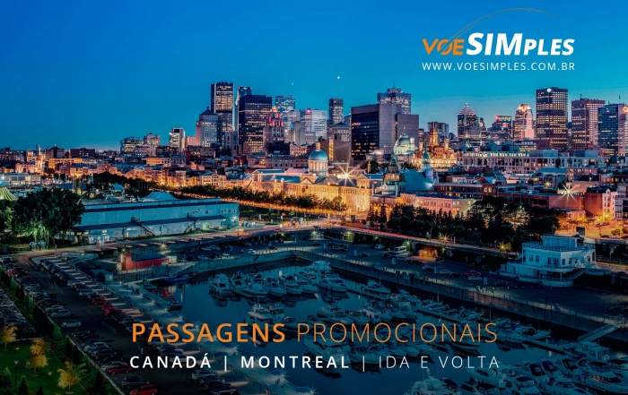 Passagens aéreas baratas para Montreal no Canadá