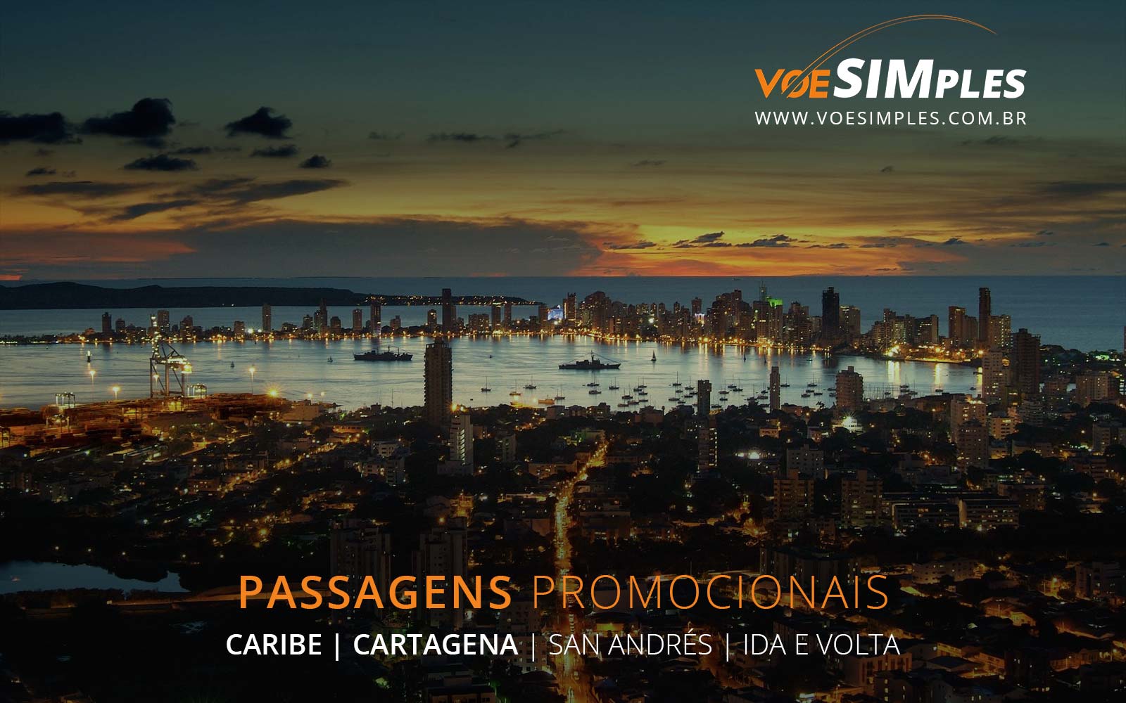 Passagens aéreas promocionais para Cartagena e San Andres no Caribe Colombiano