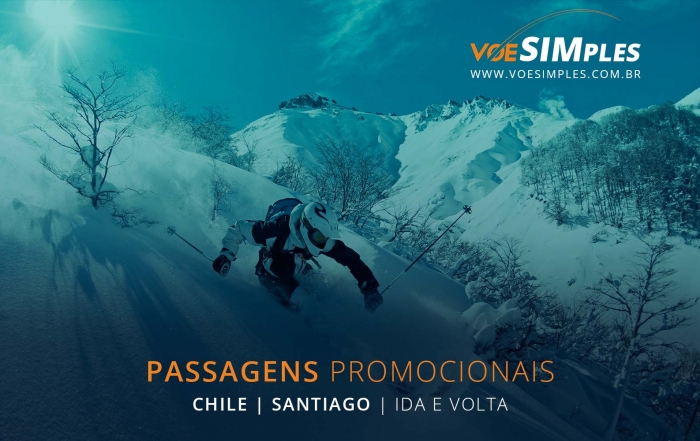 Promoção de passagens aéreas para Santiago no Chile