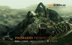 Passagens aéreas promocionais para Lima e Cusco no Peru