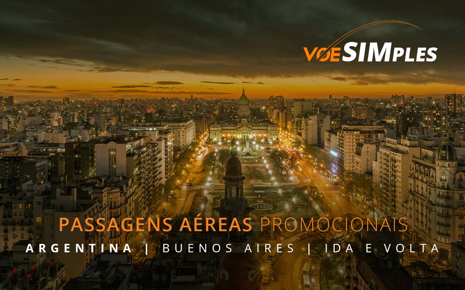 Passagens aéreas promocionais para Códoba e Buenos Aires na Argentina