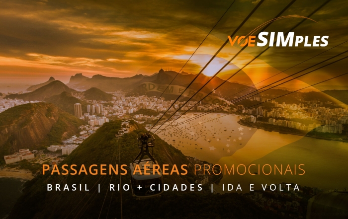 Passagens aéreas promocionais de avião no Brasil
