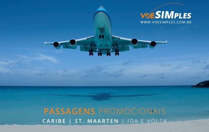 Promoção de passagens aéreas para St Maarten